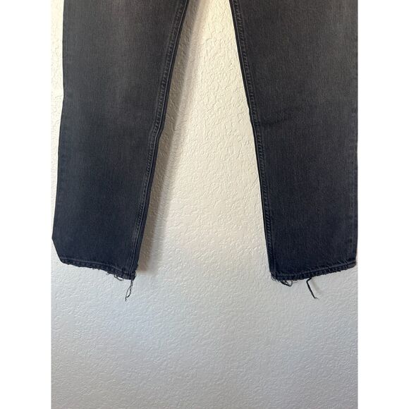 NWT AGOLDE Lana Crop Mid Rise Vintage Straight Leg Jeans in Rhyme Size 26 - Picture 6 of 10